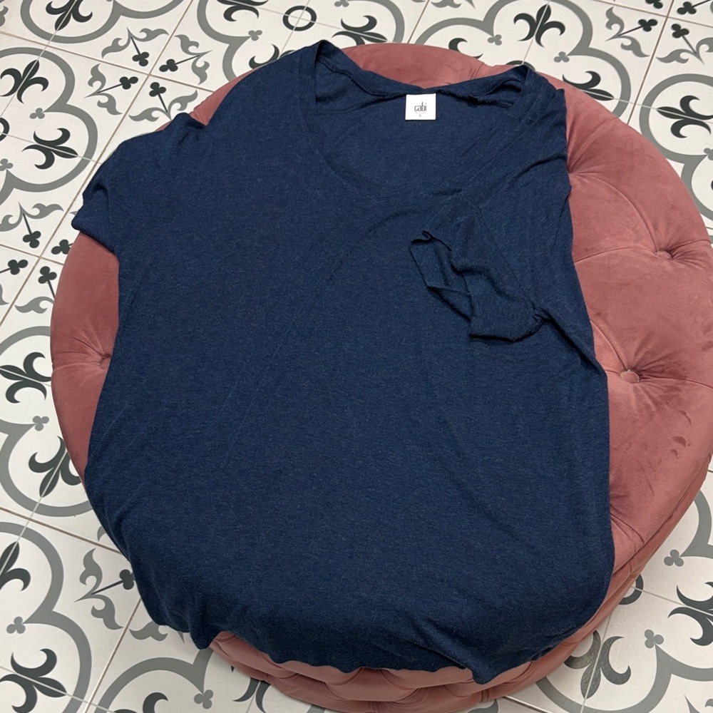 Cabi blue V-Neck T-Shirt